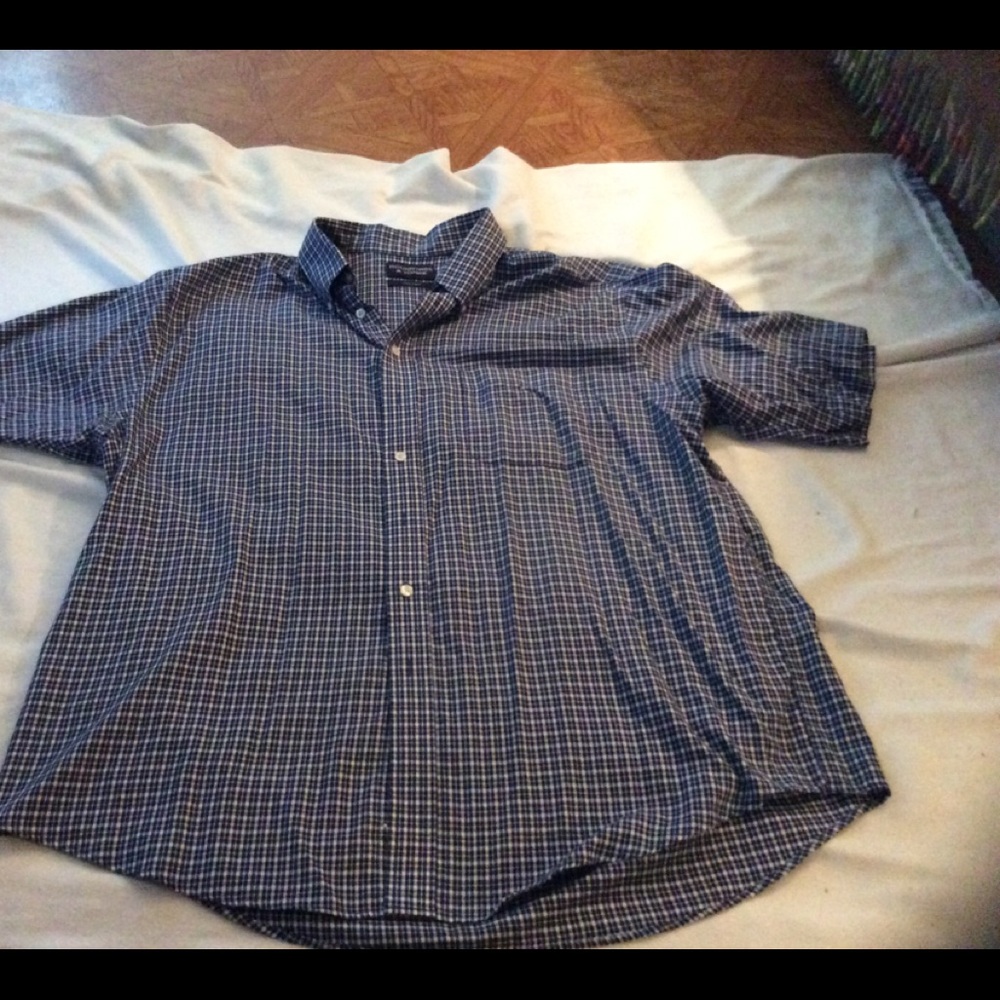 Roundtree And Yorke Size 3xlt Ss Button Up - image 1